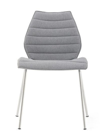 Maui Soft Trevira, Grey, Chrome
