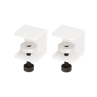 Tiptoe Clamp for Wall Shelves (Set of 2), Cloudy white