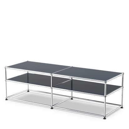 Details USM Haller USM Haller side table Type 1 USM Haller side table Type 1, Metal, Steel blue RAL 5011
