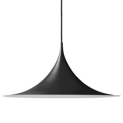Semi Pendant Light, Ø 90 cm, Black, matt