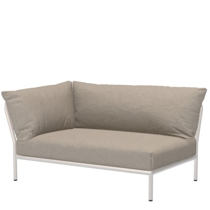 Level 2 Left Corner, Muted White, Ash