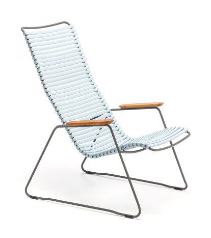 Click Lounge Chair, Dusty light blue
