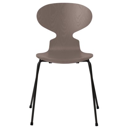 Ant Chair 3101, Coloured ash, Deep clay, Black