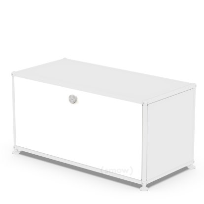 USM Haller Drop-down Door for USM Haller Shelves, 75 cm x 35 cm, Pure white RAL 9010