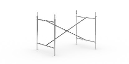 Eiermann 2 Table Frame , Chrome, Vertical,  centred, 100 x 66 cm, With extension (height 72-85 cm)