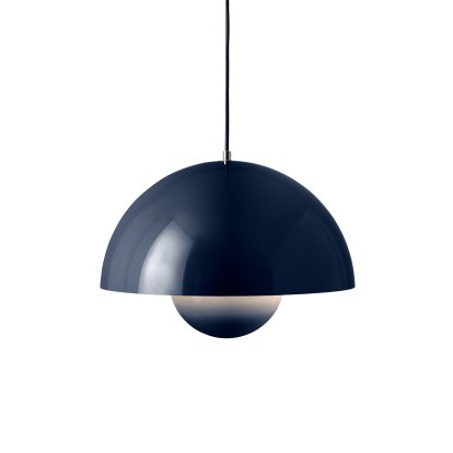 Flowerpot VP7 Pendant Lamp, Steel blue