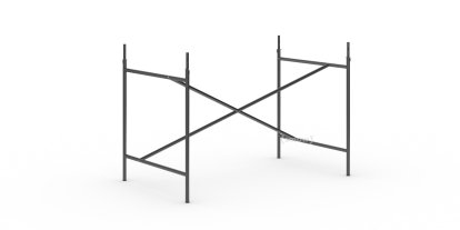 Eiermann 1 Table Frame , Black, Centred, 110 x 66 cm, With extension (height 72-85 cm)