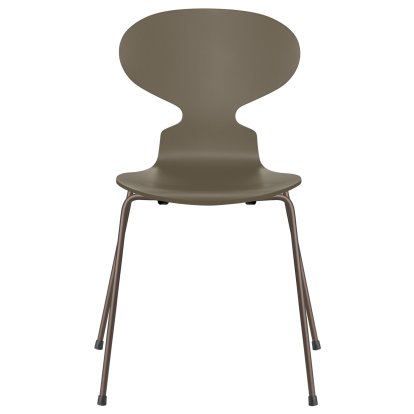 Ant Chair 3101, Lacquer, Olive green, Brown bronze