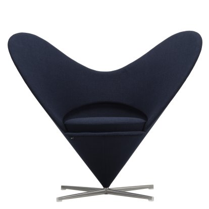 Heart Cone Chair, Fabric Volo, night blue
