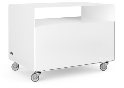 Trolley R 107, Self-coloured, Signal white (RAL 9003), Industrial castors