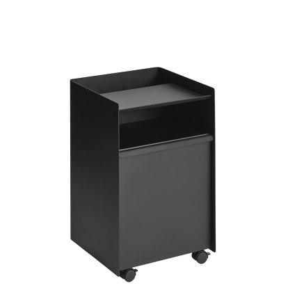 Folded Trolley, H 61,5 cm, Black, Closed