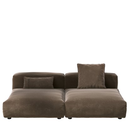 Vetsak Sofa Set 1, L, Suave - Espresso, With cushions