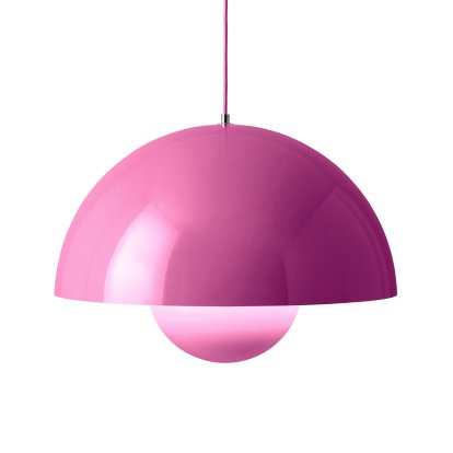 Flowerpot VP2 pendant light, Tangy pink