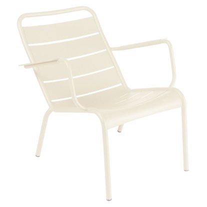 Luxembourg Low Armchair, Beige Latte