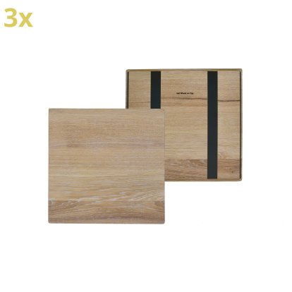 Wooden Overlay for USM Haller Shelves, size XL, 35 cm x 35 cm, Oak, white oiled