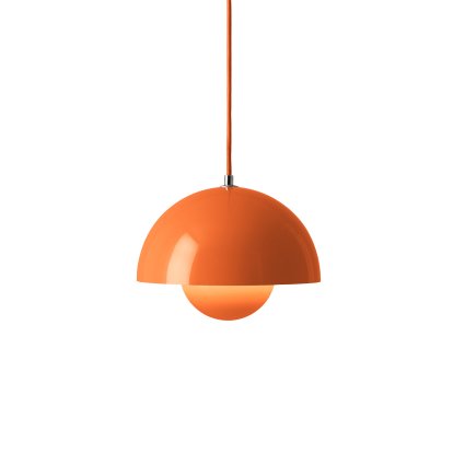Flowerpot VP1 Pendant Lamp, Zesty orange