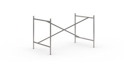 Eiermann 1 Table Frame , Clear lacquered steel, Centred, 110 x 66 cm, Without extension (height 66 cm)