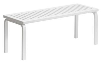Bench 153, White varnish, Width 725 mm