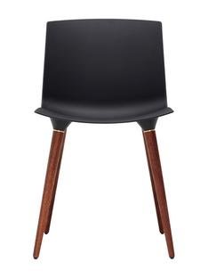 TAC Chair, Black (mat), Oiled walnut