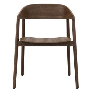 AC2 Dining Chair, Smoked oak, oiled, Without upholstery