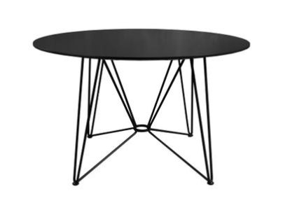 The Ring Table Indoor, Laminate Negro