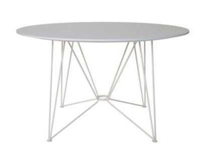 The Ring Table Indoor, Laminate White