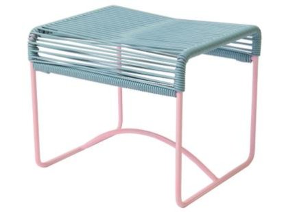 Acapulco Stool Outdoor, Memphis blue / lilac
