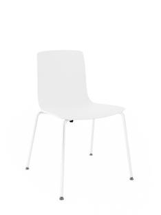 Aava Chair, White, Wool white, Without armrests