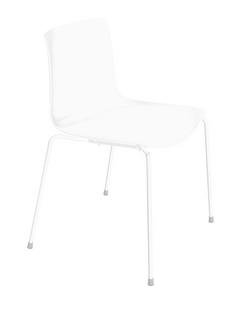 Catifa 46 Tube, White, Unicoloured, White, Without armrests