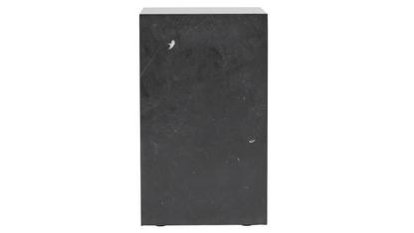 Plinth Side Table, H 51 x W 30 x D 30 cm, Black