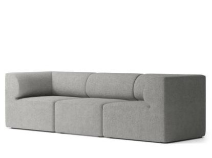 Eave Modular Sofa , Fabric Bouclé grey
