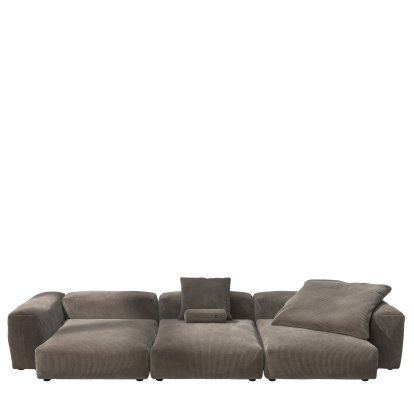 Vetsak Sofa Set 5, Cord velours - Mocha, With cushions