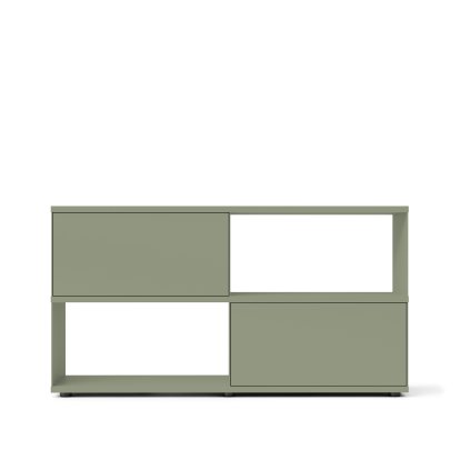 Flow Q Sideboard, 160 cm, 86,4 cm (2 flaps), Green