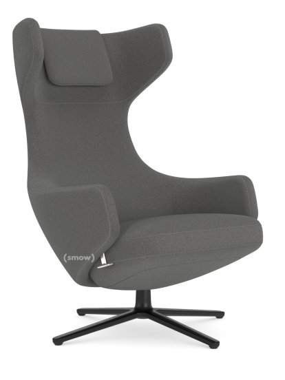 Grand Repos, Chair Grand Repos, Fabric Cosy 2 Classic Grey, 46 cm, Basic dark
