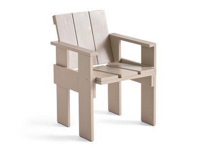 Details Hay Crate Dining Chair Crate Dining Chair, London fog lacquered pine
