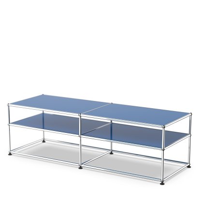 Details USM Haller USM Haller side table Type 1 USM Haller side table Type 1, Metal, Gentian blue RAL 5010