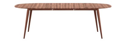 PLAYdinner Lamé, Oiled walnut, L 180-230 cm