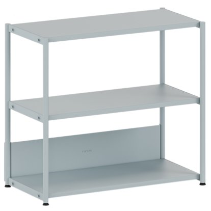 Unit Highboard Steel, Open, Pale blue
