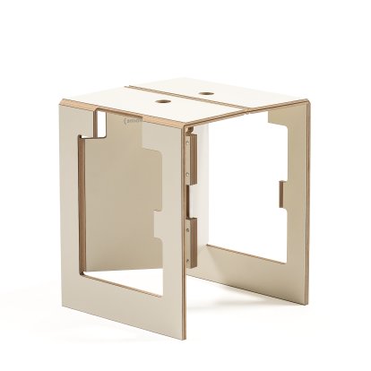 Falter Folding Stool, Beige powder