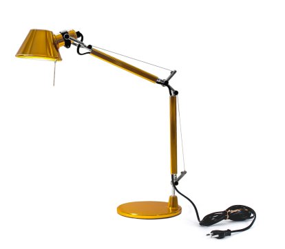 Tolomeo Tavolo Micro, Shiny gold