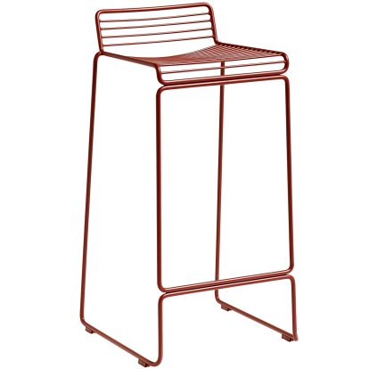 Details Hay Hee Bar Stool Hee Bar Stool, Bar version: seat height 75 cm, Rust