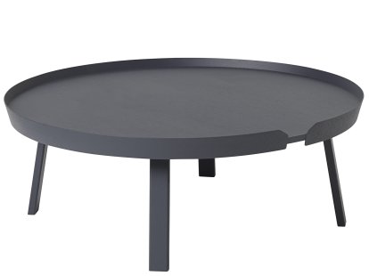 Around Coffee Table, XL (H 36 x Ø 95 cm), Ash anthracite