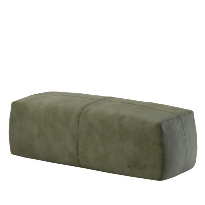 Vetsak Cushion, Lounge Pillow, Leather - Olive