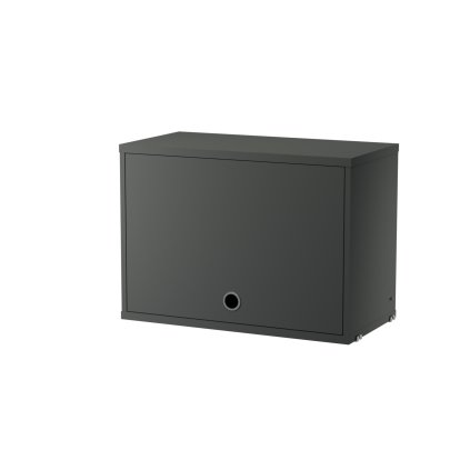 Details String Furniture String System Cabinet With Flip Door String System Cabinet With Flip Door, W 58 cm / Dark grey