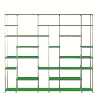 USM Haller living room shelf XXL, USM green