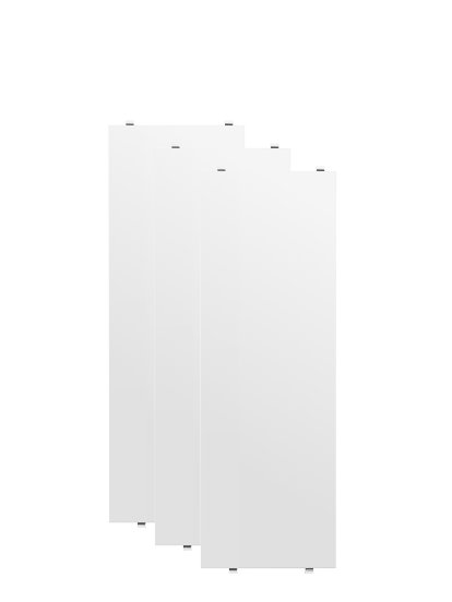String System Shelves (Set of 3), 58 x 20 cm, White lacquered