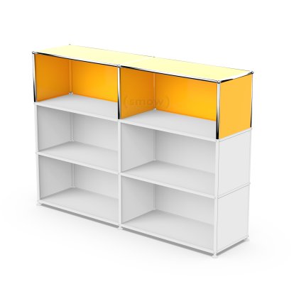 USM Haller Extension Kit Vertical 2, Golden yellow RAL 1004, 35 cm