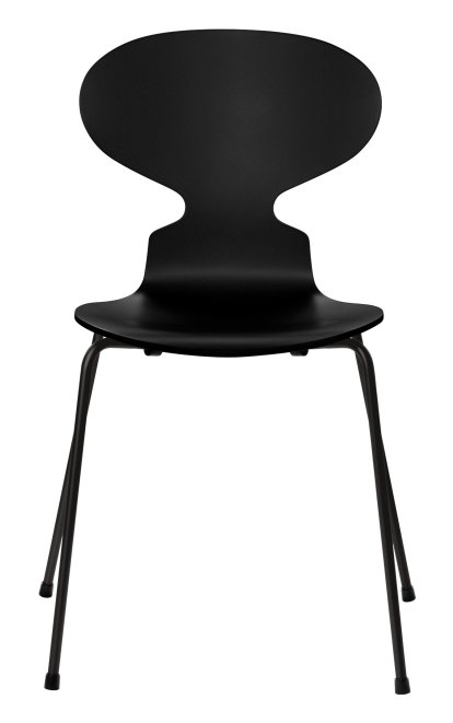Ant Chair 3101 New Colours, Lacquer, Black, Black