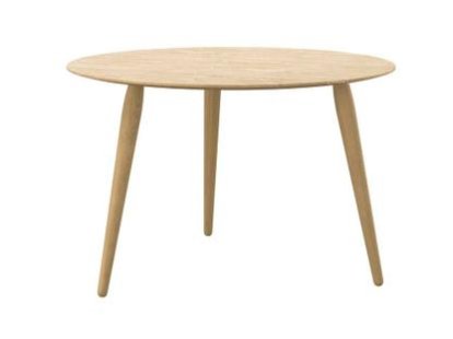PLAYround Wood, White oiled oak, ø 75 cm, White oiled oak, 50 cm