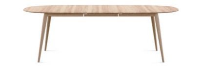 PLAYdinner Lamé, White oiled oak, L 180-230 cm